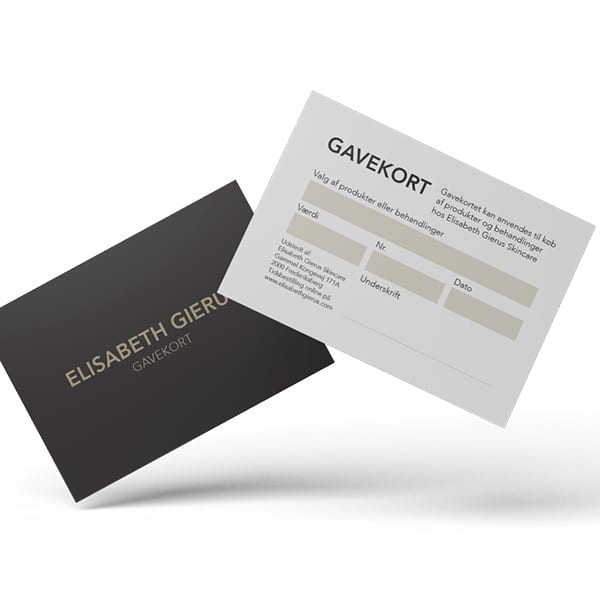 Gift card - sent as a package